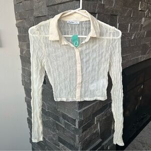 Aster Cream Button Down Shirt